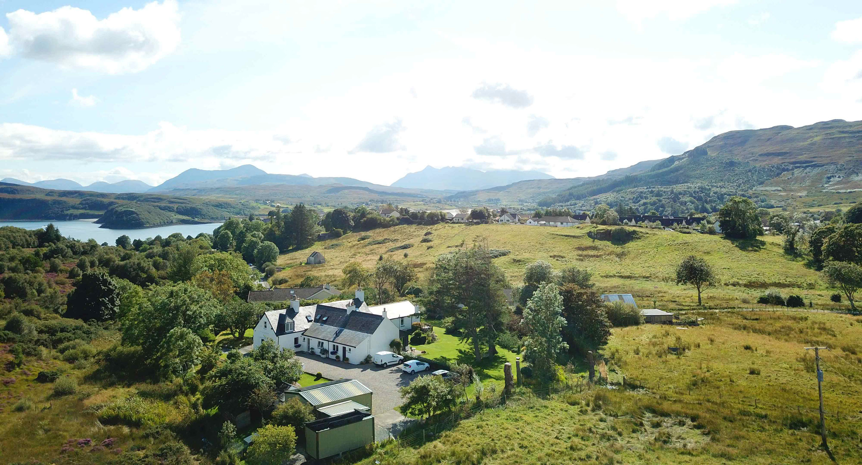 Stay in luxury at our self catering accommodation in Portree Kiltaraglen House
